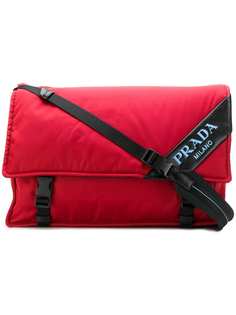 Prada мессенджер с логотипом