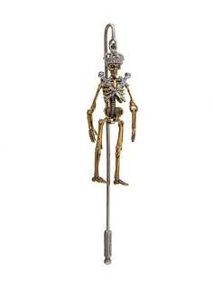 Alexander McQueen брошка в форме скелета