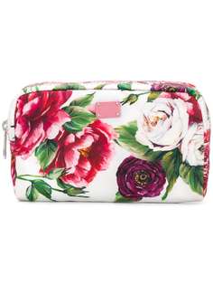 Dolce & Gabbana косметичка с принтом роз