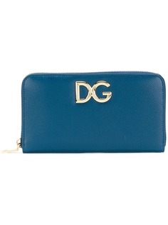 Dolce & Gabbana кошелек на молнии с бляшкой DG