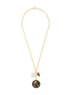 Lizzie Fortunato Jewels fortune crystal embellished necklace