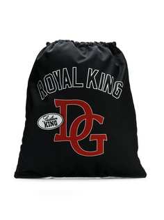 Dolce & Gabbana Kids рюкзак на шнурке с принтом King