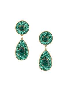 Shourouk shimmer drop earrings