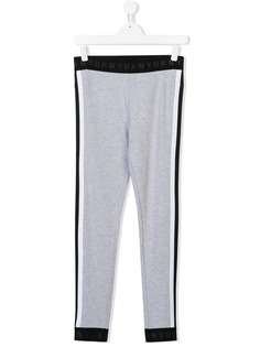 Dkny Kids TEEN side stripe jersey leggings