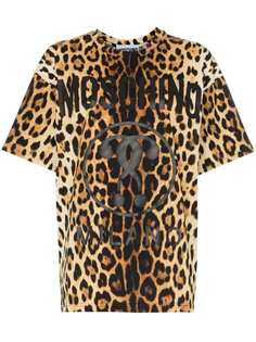 Moschino футболка свободного кроя с логотипом