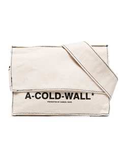 A-Cold-Wall* парусиновая поясная сумка с логотипом