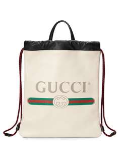 Gucci рюкзак со шнурком и принтом Gucci