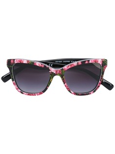 Dolce & Gabbana Kids солнцезащитные очки с принтом роз