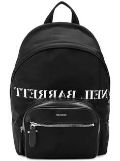 Neil Barrett logo print backpack