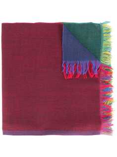 Pleats Please By Issey Miyake широкий шарф с необработанными краями