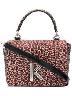 Kenzo сумка-тоут с леопардовым принтом