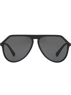 Dolce & Gabbana Eyewear солнцезащитные очки-авиаторы в стиле оверсайз