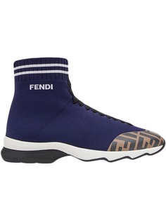 Fendi слипоны с носочной вставкой