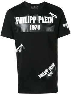 Philipp Plein футболка Platinum Cut с логотипами