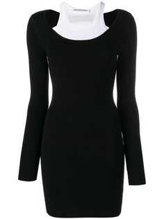 T By Alexander Wang облегающее короткое платье