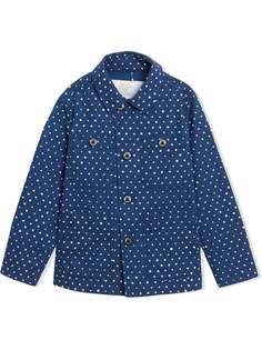 Burberry Kids куртка с принтом в горох