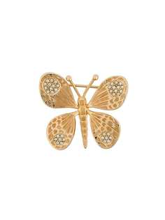 Christian Dior Vintage брошь в виде бабочки 1970-х годов
