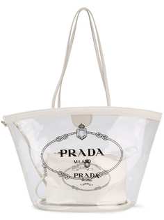 Prada сумка-тоут с логотипом