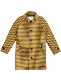 Burberry Kids пальто в клетку