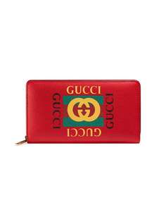 Gucci кошелек на молнии с принтом Gucci