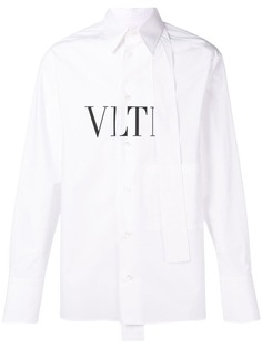 Valentino футболка с принтом VLTN