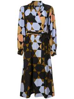 Stine Goya платье с запахом с принтом