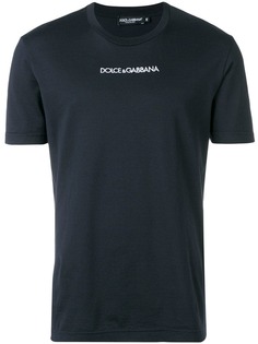 Dolce & Gabbana футболка с принтом логотипа