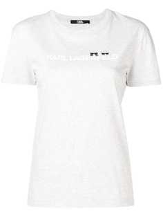 Karl Lagerfeld футболка Ikonik с логотипом