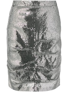 MSGM юбка-карандаш с пайетками