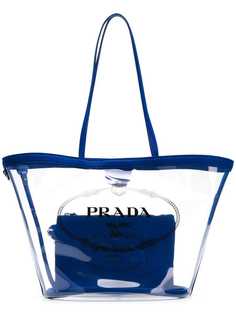 Prada прозрачная сумка-тоут