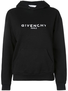 Givenchy толстовка с капюшоном и логотипом
