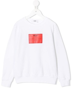 Msgm Kids толстовка с логотипом