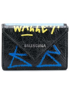 Balenciaga мини-кошелек Paper с принтом