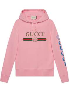 Gucci толстовка с логотипом Gucci и вышивкой дракона