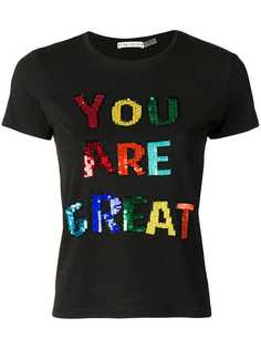 Alice+Olivia футболка You are Great