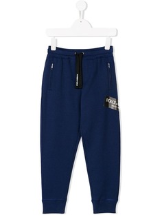Dolce & Gabbana Kids брюки для отдыха с логотипом