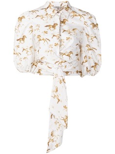 Ganni рубашка в ковбойском стиле