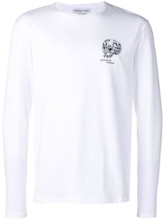 Alexander McQueen футболка с вышивкой