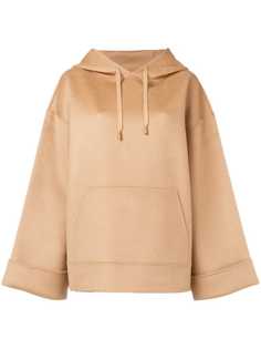 Nanushka расклешенная толстовка с капюшоном