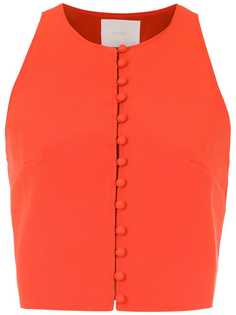 Framed High Line cropped top