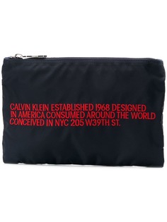 Calvin Klein 205W39nyc плоский клатч с логотипом