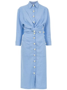 Framed Ceramic midi dress