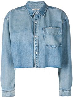 Grlfrnd укороченная джинсовая рубашка