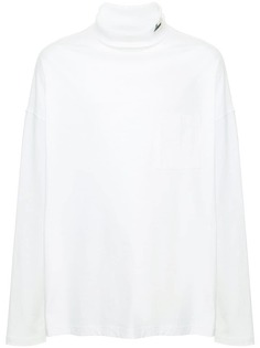 We11done jersey turtleneck top