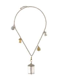 Alexander McQueen двойное цепочное колье