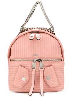 Moschino quilted logo backpack