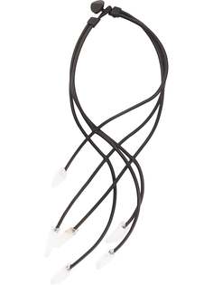 Monies Unique cable necklace