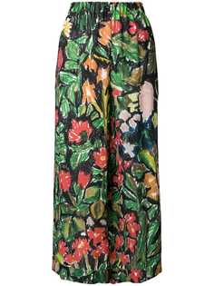 Daniela Gregis cropped printed trousers