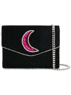 Les Petits Joueurs moon sequin embroidered crossbody