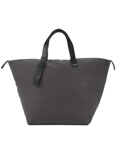 Cabas contrast handle large Bowler bag